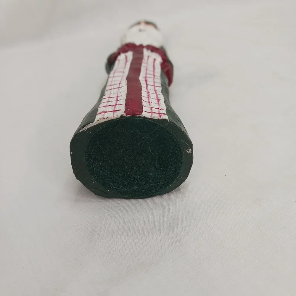 Vintage Santa Green Robe Carved Pencil